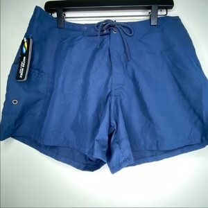Women’s girl Water Worx Shorts Blue Boardshorts MEDIUM